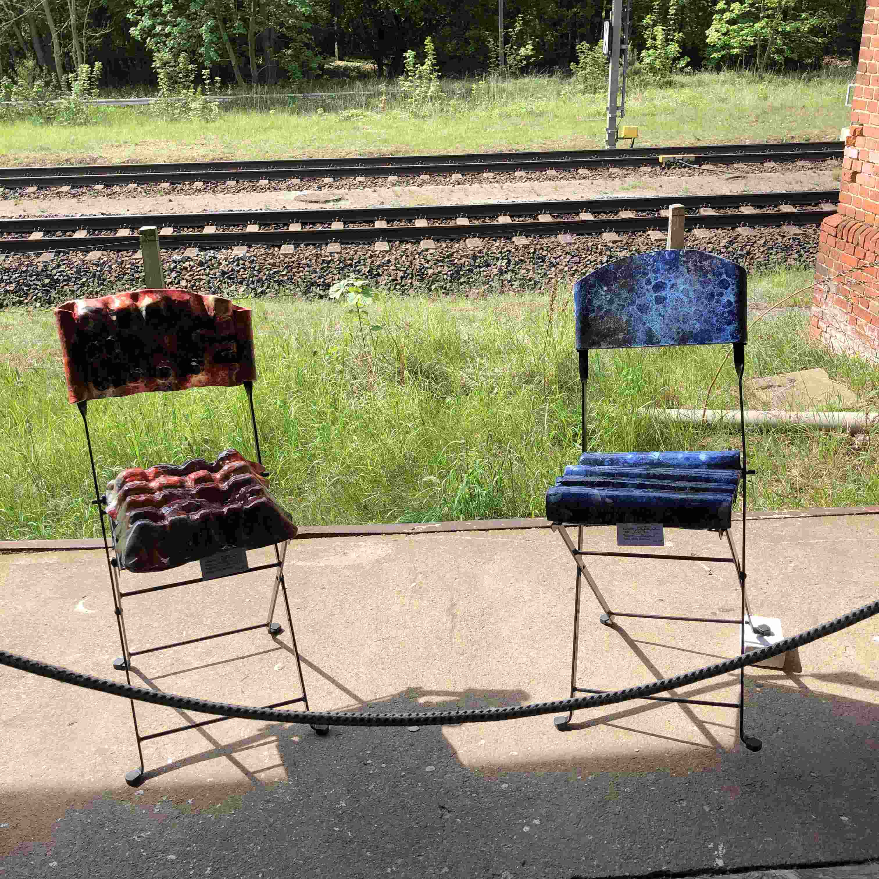 Stühle von Brigitte Lux